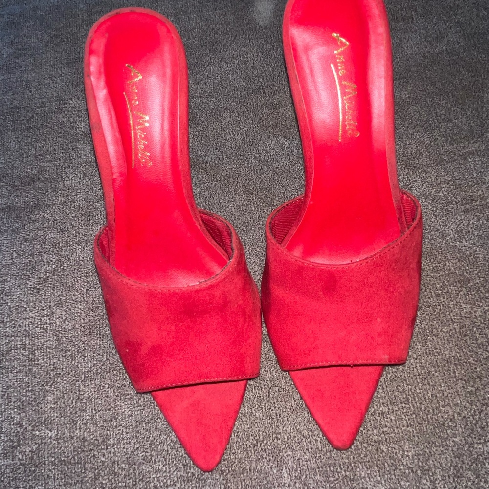 🆕 Anne Michelle Open Toe Mules